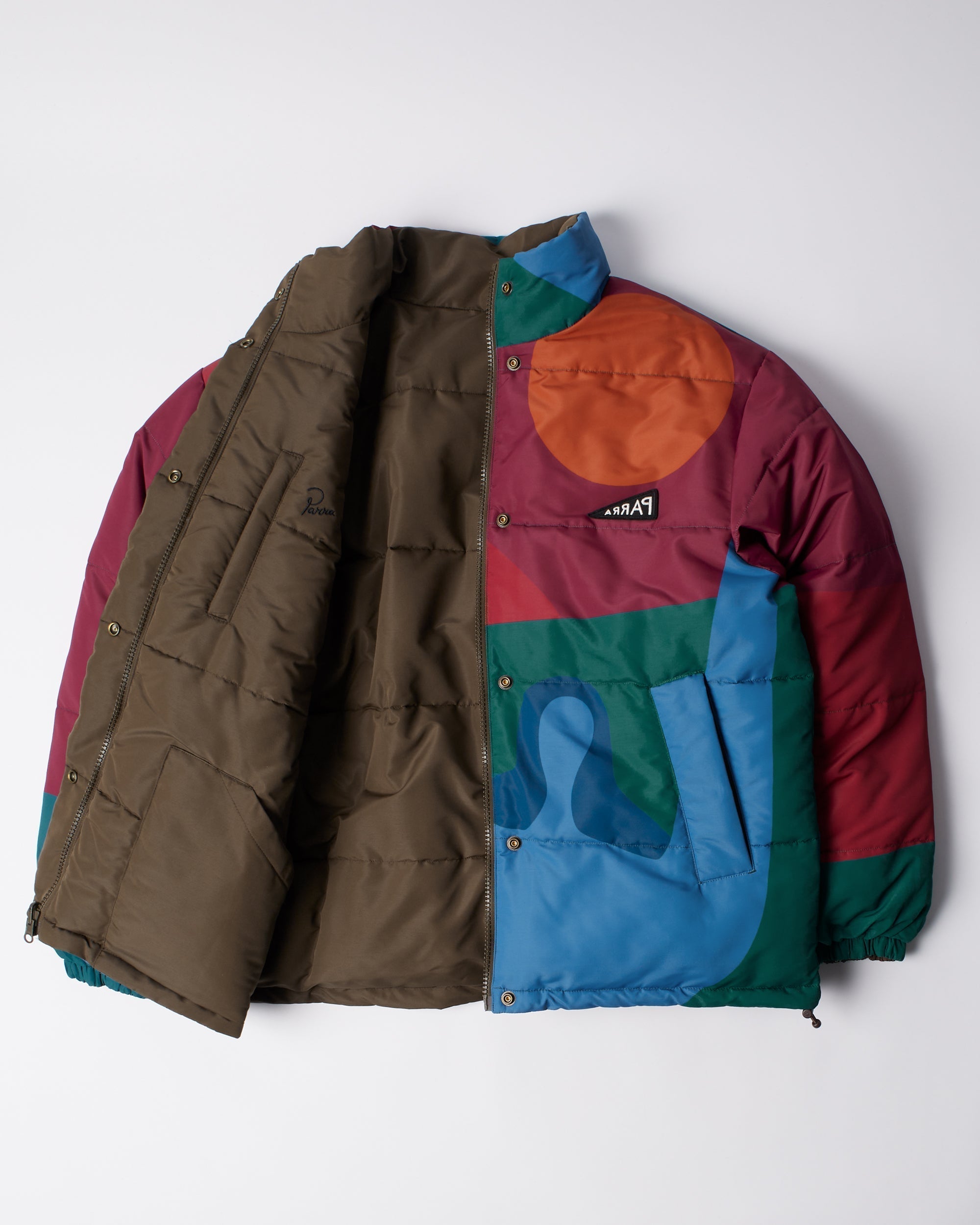 Protect the sun reversible puffer jacket – by Parra UK