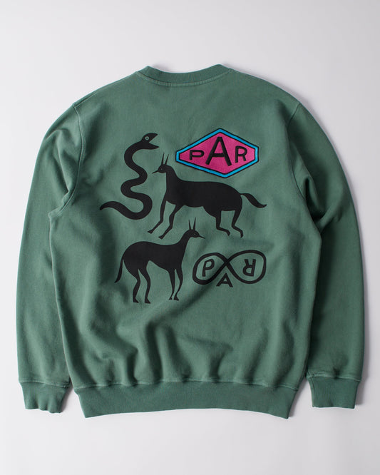 Snaked by a horse crew neck sweatshirt