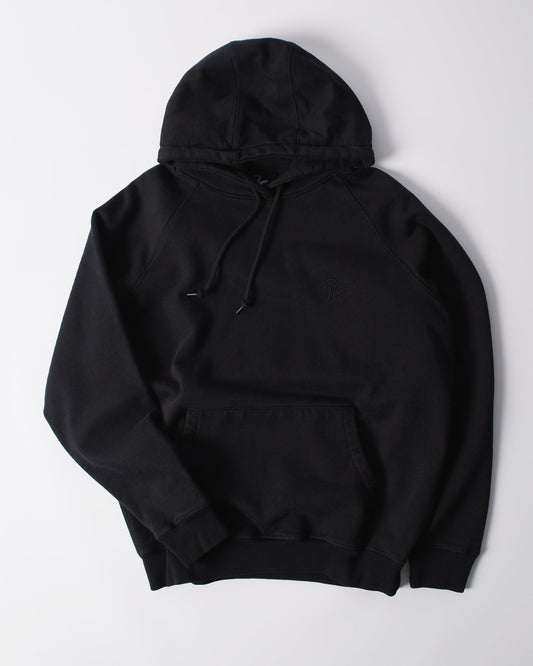 Script logo hooded sweatshirt