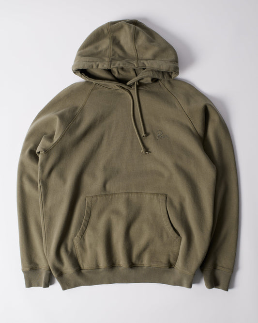 Script logo hooded sweatshirt