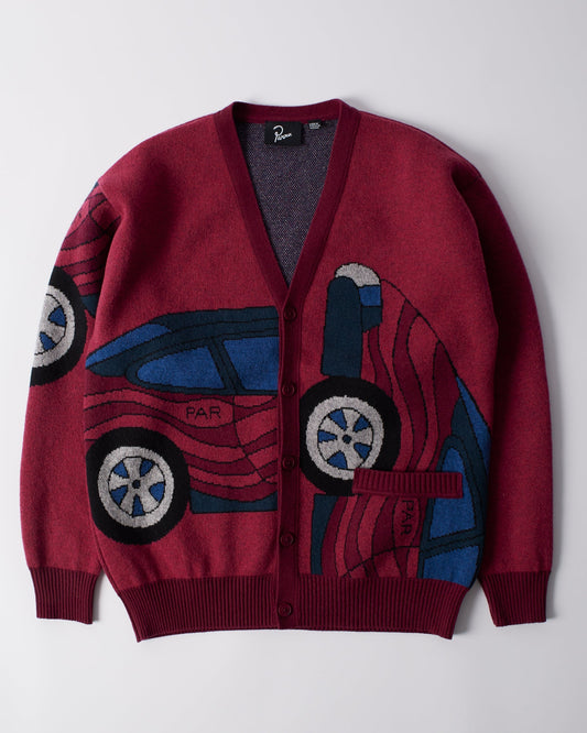 No parking knitted cardigan