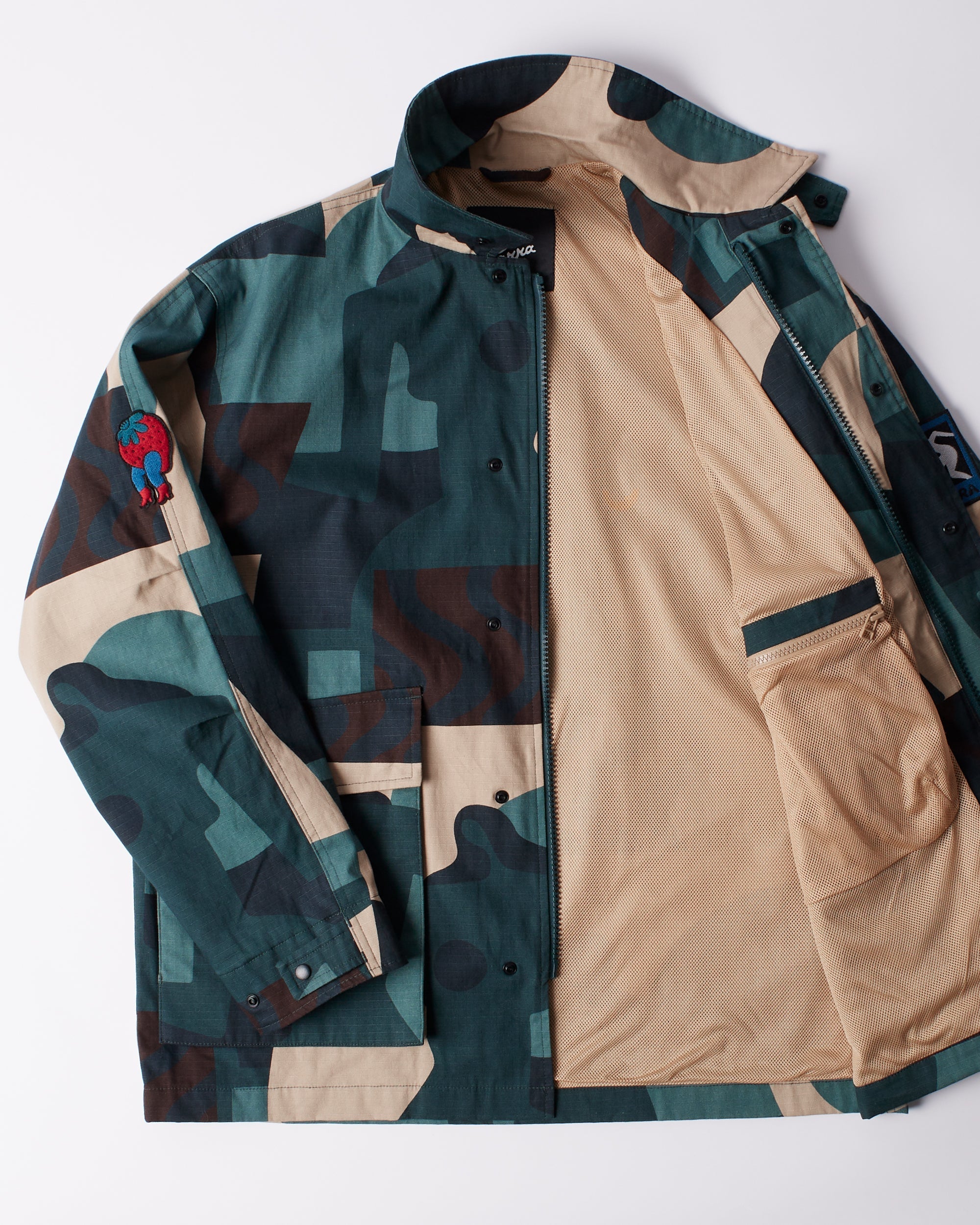 Distorted camo jacket – by Parra UK