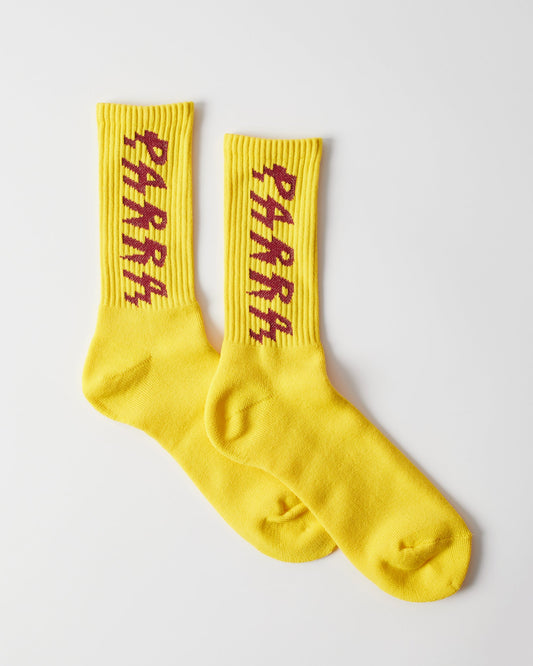 Shocker logo crew socks